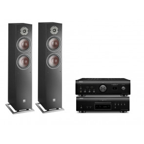 Стереокомплект Denon DCD-1600NE + Denon PMA-1600NE + DALI  Oberon 7