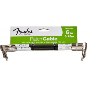 Кабель инструментальный Fender PERFORMANCE PATCH CABLE TWO PACK 6 BK