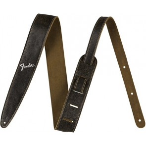 Ремень Fender 2' DISTRESSED LEATHER STRAP BLACK