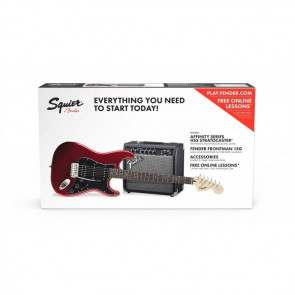 Гитарный набор Squier By Fender STRAT PACK CANDY APPLE RED
