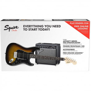 Гитарный набор Squier By Fender STRAT PACK BROWN SUNBURST