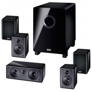 Комплект акустики 5.1 HECO Music Colors Cinema 5.1A Black Gloss
