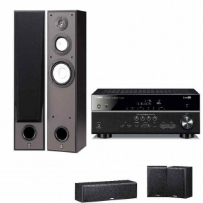 Yamaha Kino SYSTEM 7390 (RX-V385 + NS-7390 + NS-P51) Black