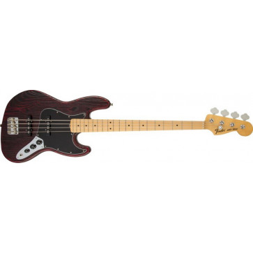 Бас-гитара Fender American Standard Sandblasted Ltd Edition Jazz Bass Mn Crimson Satin