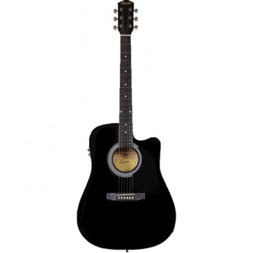 Электроакустическая гитара Squier By Fender SA-150CE BLACK