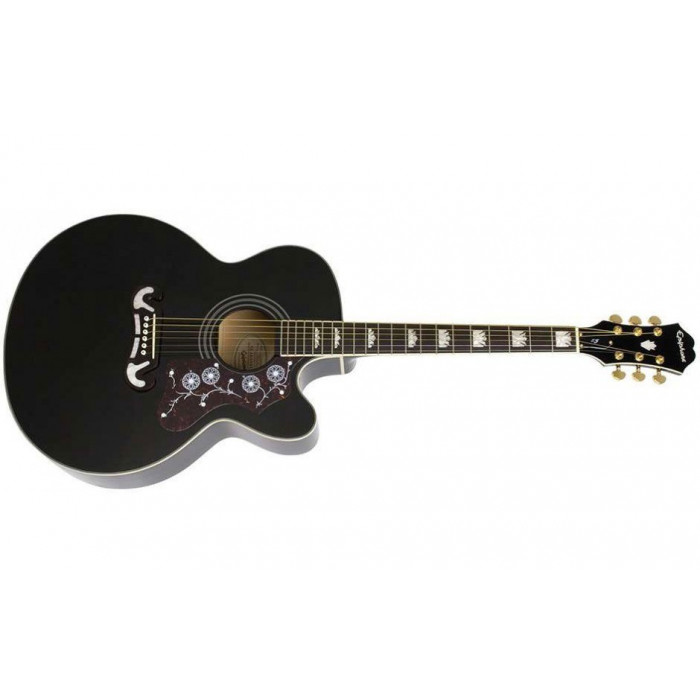 Электроакустическая гитара Epiphone Ej-200Ce Bk Gld