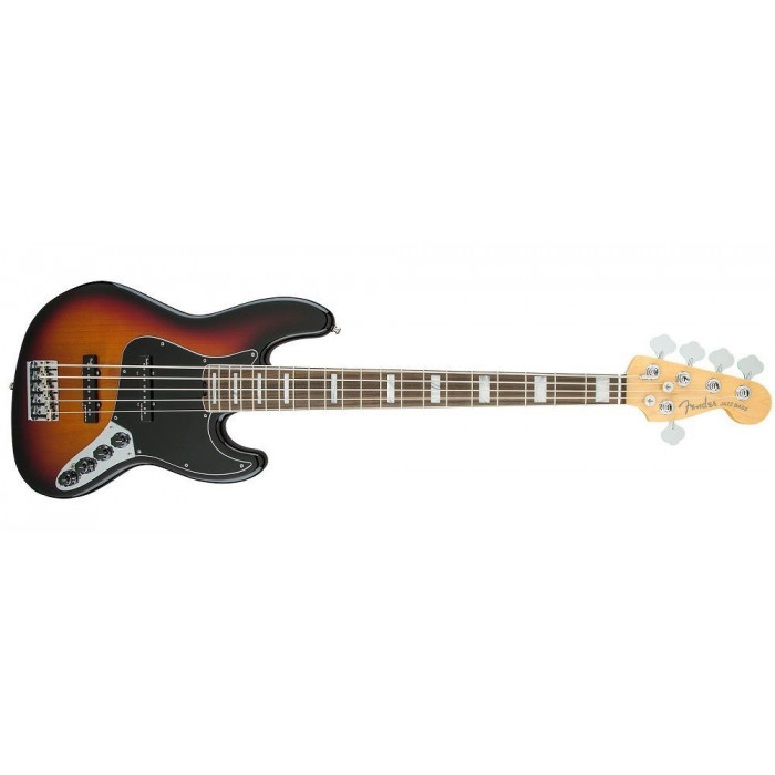 Бас-гитара Fender American Elite Jazz Bass V Rw 3 Tone Sunburst