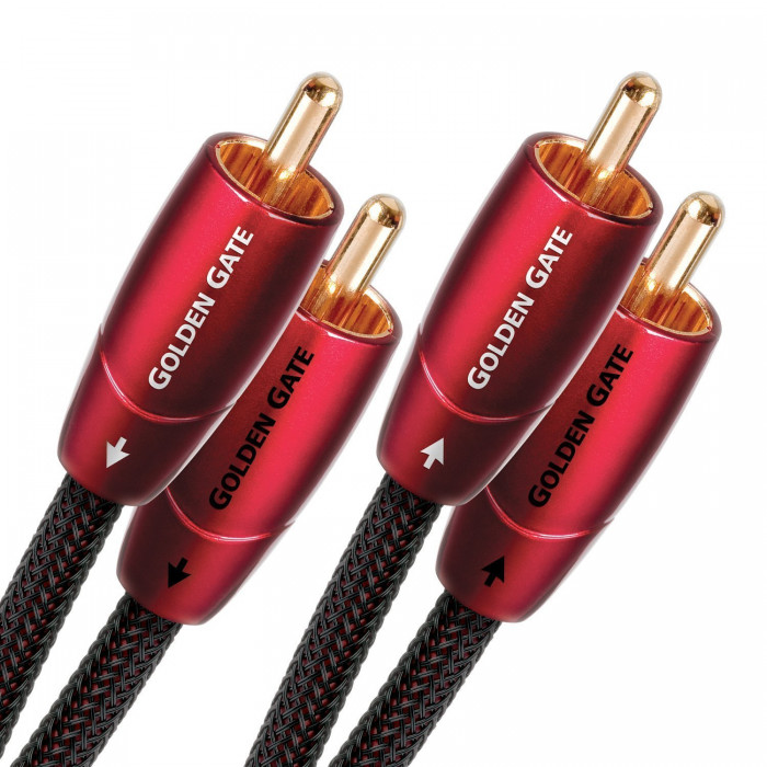 Аналоговый межблочный кабель AudioQuest Golden Gate 8.0m RCA > RCA