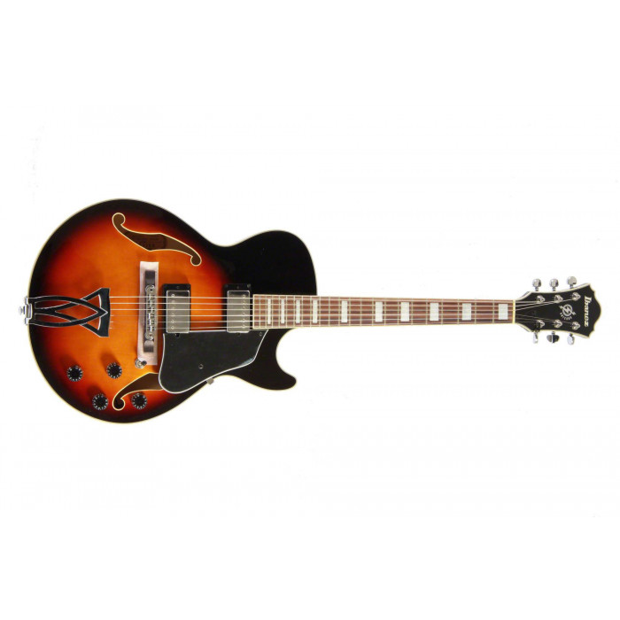 Полуакустическая гитара Ibanez AG75 BROWN SUNBURST