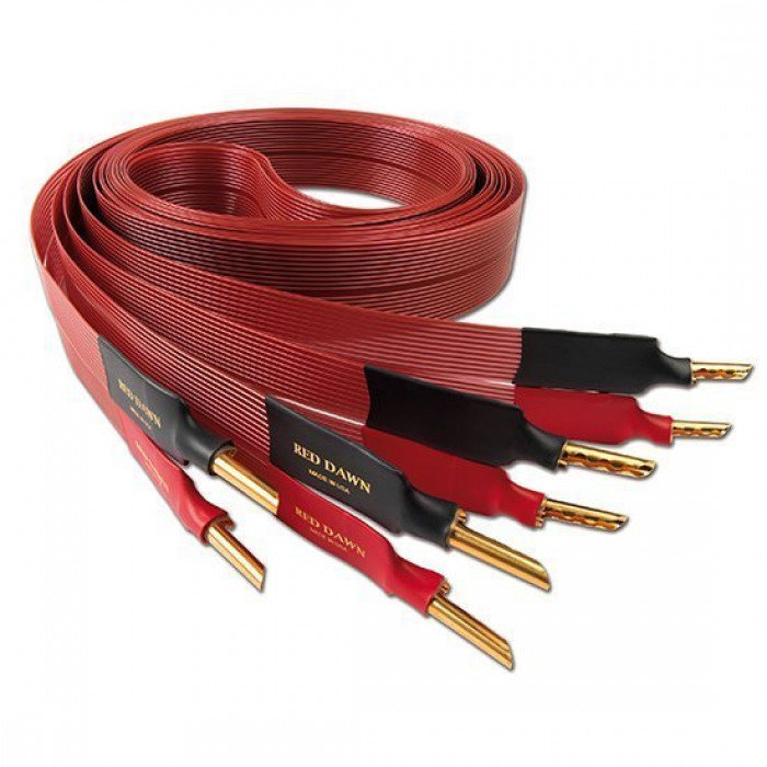 Nordost Red Dawn,2x3m is terminated with low-mass Z plugs