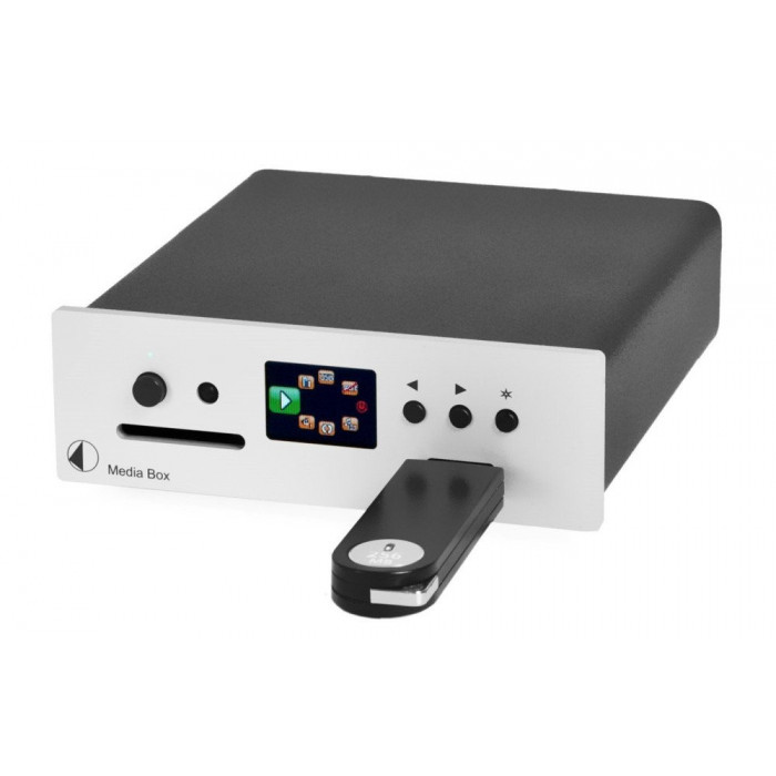 Медиаплейер с USB SD Pro-Ject Media Box S Silver
