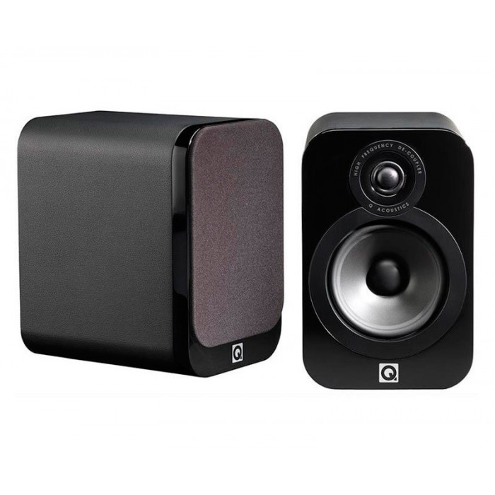 Полочная акустика Q Acoustics QA3024 Black Leather
