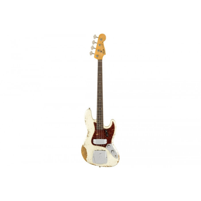 Fender Custom Shop 1961 Jazz Bass Heavy Relic Olympic White