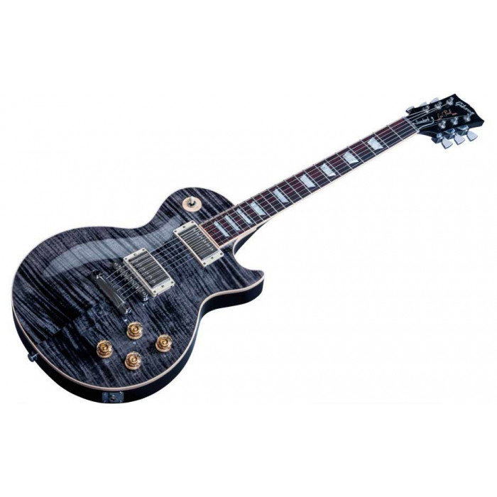 Электрогитара Gibson 2016 Lp Standard T Transcluscent Black Chrome