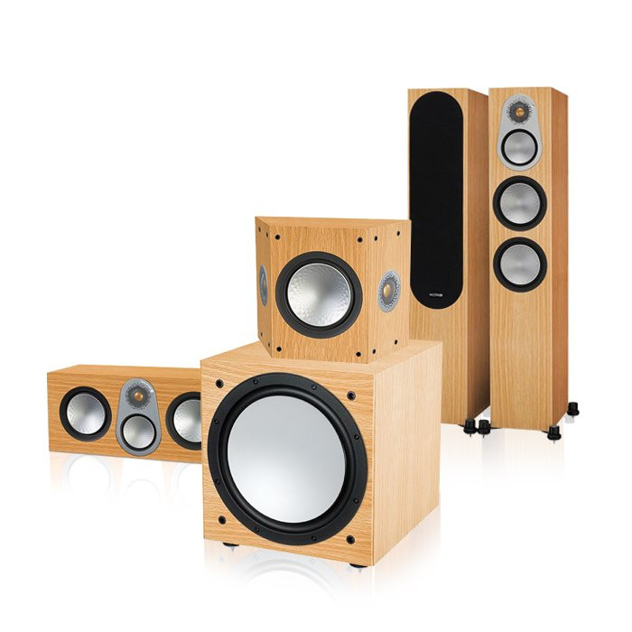 Monitor Audio Silver 500AVFX Natural Oak
