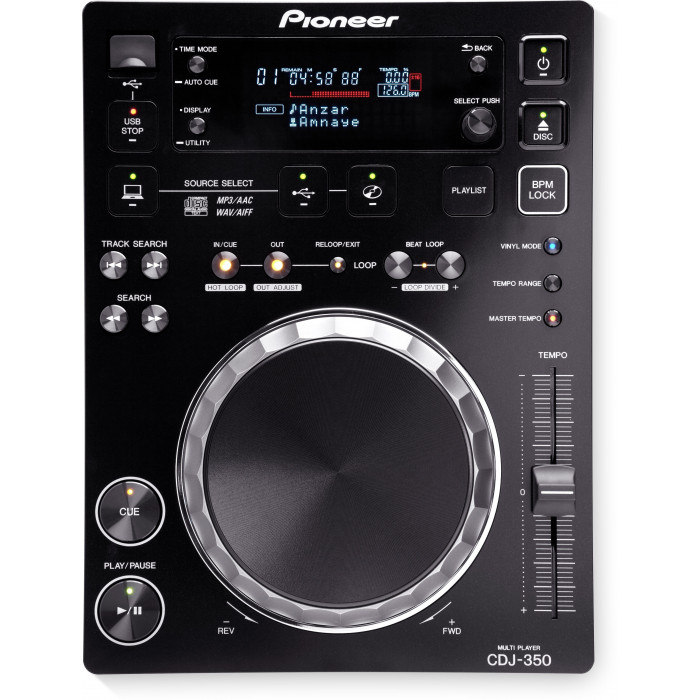 Pioneer DJ CDJ-350 Black