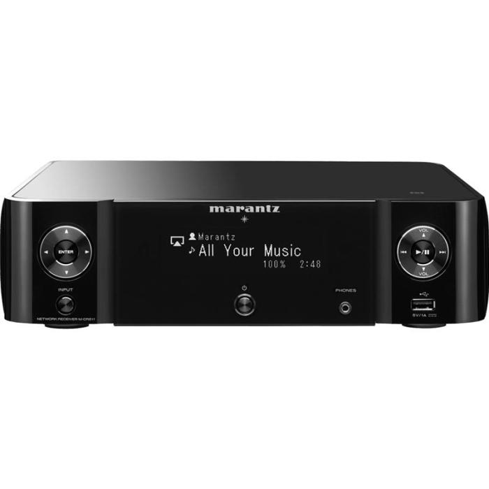 Черный ресивер. Marantz MCR 511. Ресивер Marantz m-cr510. Сетевой аудиоплеер Marantz Melody Stream m-cr511. Marantz 510.