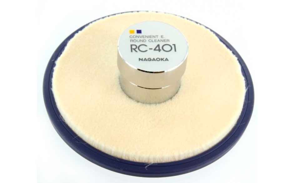 Cleaning rounds. Nagaoka RC-401. Convenient Round Cleaner RC-401j. Nagaoka TS-521/3. Nagaoka JN-p500.