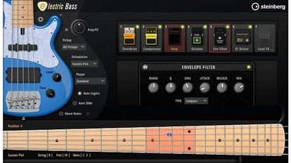 Виртуальная бас-гитара Steinberg Electric Bass от немцев для ценителей функционала